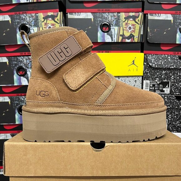 UGG Velcro - Strap Platform Ankle Boots - Picture 2 of 9